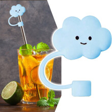 Miayilima Covers Cap Topper Compatible With Tumbler Cups Reusable Cute Silicone Tips For Cups Accessories Drinking Plug