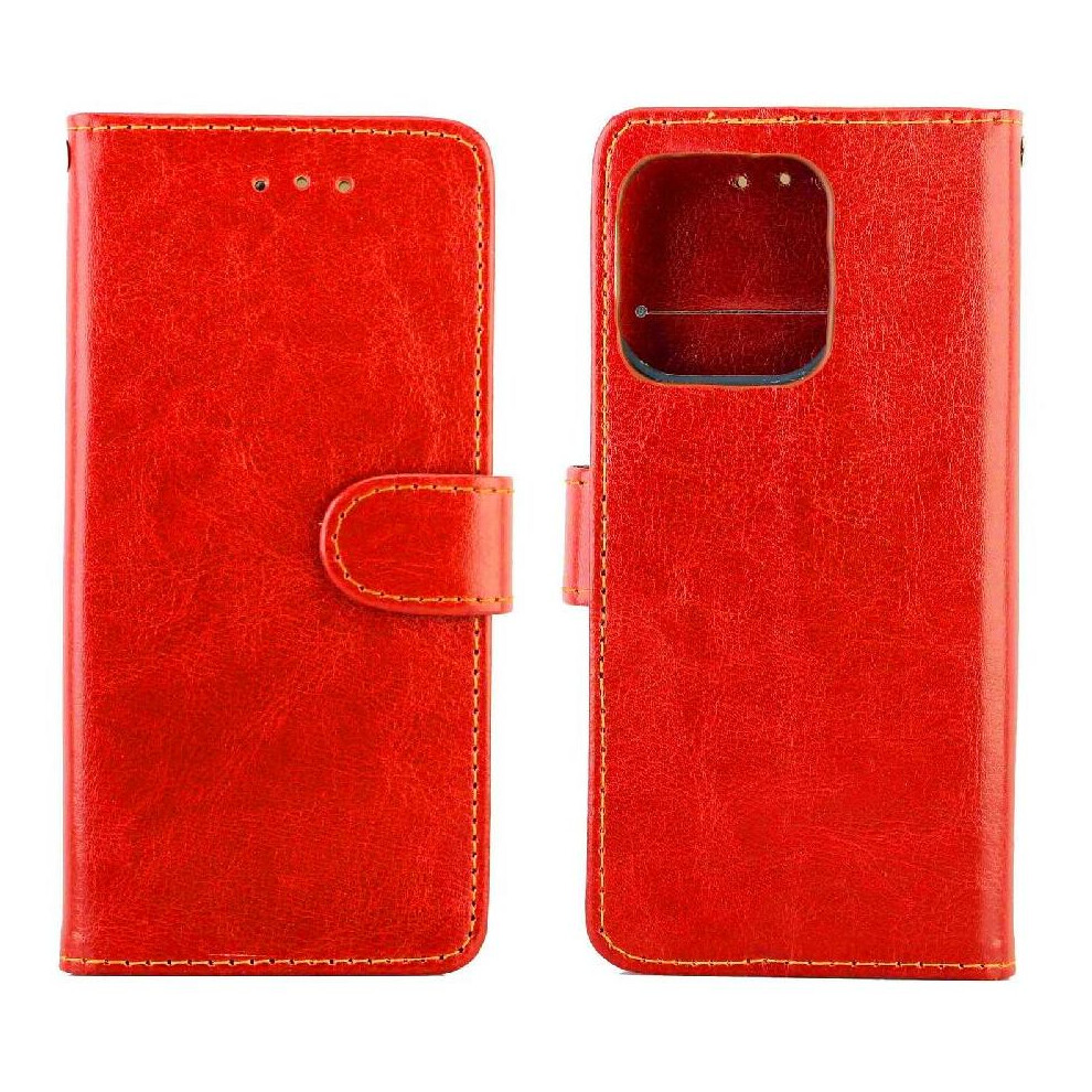 Flip Case For Compatible With Iphone 13 Pu Leather Magnetic Closure Kickstand Shockproof Card Holder 9009879021759