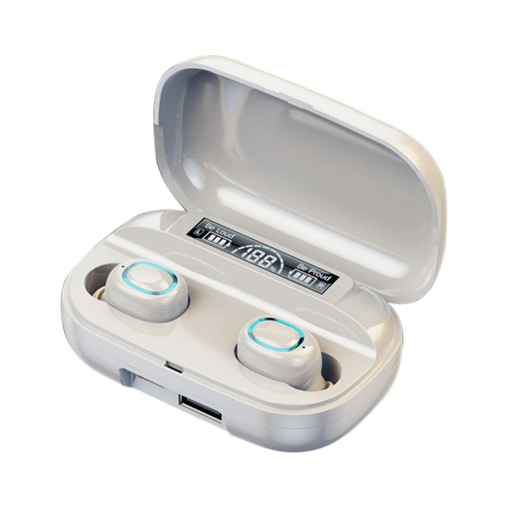 Valseel Wireless Earbuds T5 Bluetooth Headset Binaural In-Ear Led Digital Display Music Stereo True Wireless Bluetooth Headset Electronics 9009879021322
