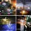 Firework LED String Lights 150LED Copper Wire Strip Fairy Light with Remote 3