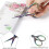 BIHRTC 3.6" Mini Embroidery Scissors Sewing Craft Scissors Stainless Steel compatible with Sharp Tip Shears for Needlework Threading Art DIY Tools 3