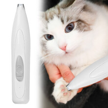 Uclet Nail Clippers for Dogs with LED Light, Rechargeable Cordless Grooming Trimmer, Low Noise Pet Hair Shaver Compatible with Small Dogs Cats