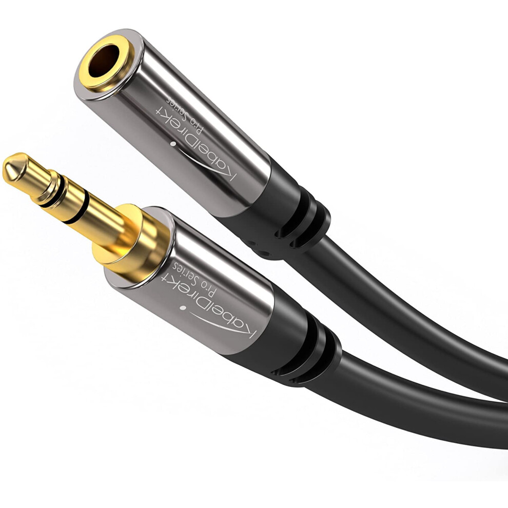 Â 3Ft Â Headphone Extension Lead Cable, 3.5Mm Connectors (Aux Audio Cable, Male Jack Plug/Female Jack, 9180479483854