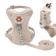 Pet Harness Vest Cat Harness Rabbit Chest Vest | Harness Escape Proof Breathable Cat Vest With Strap Soft Adjustable Vest Pet Harness Pet Harness For