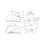 ZELOTES master F35B three-mode 4800DPI wireless Bluetooth vertical mouse 2.4G rechargeable gaming mouse 6