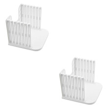 Set of 2 Loaf Slice Cutter Sandwich Slicer Bread Self Made Vegetable Sheeter White