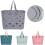 Shower Caddy Basket with Handle, Stackable Plastic Bathroom Organizer for Gym, Camping, Garden 5