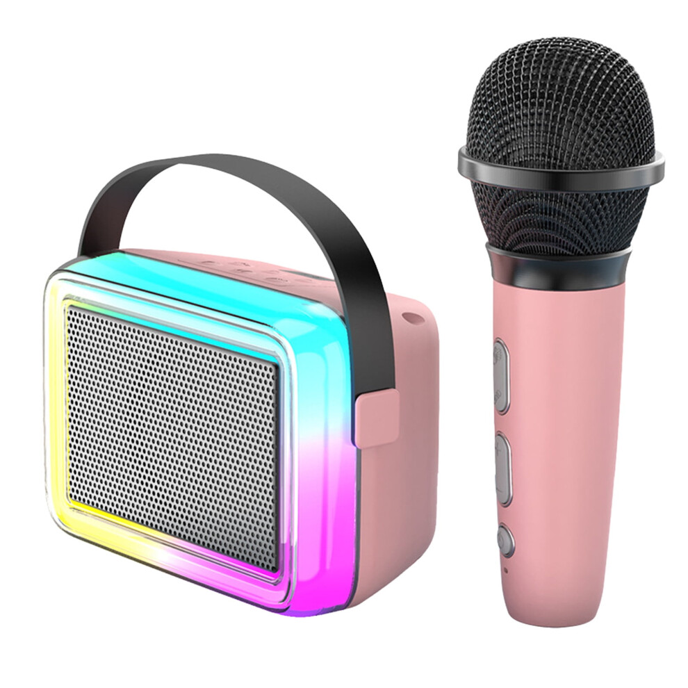 Paveos Portable Bluetooth 5.3 Speaker 10W With Microphone, Colorful S, 4000Mah Battery, Wireless Ktv For Outdoor Camping, Family Party, Light 9557311166587