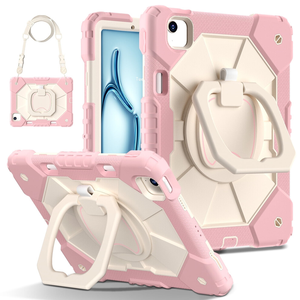 Shockproof Heavy Duty Armor Stand Kids Cover Case For Compatible With Apple Compatible With Ipad Pro 11 M4 2024 (A2836/A2837/A3006) 9557311166808