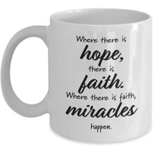 Gifts for Cancer Patients - Cancer Support Gifts for Mend Women - Cancer Coffee Mug - 11 oz White Ceramic