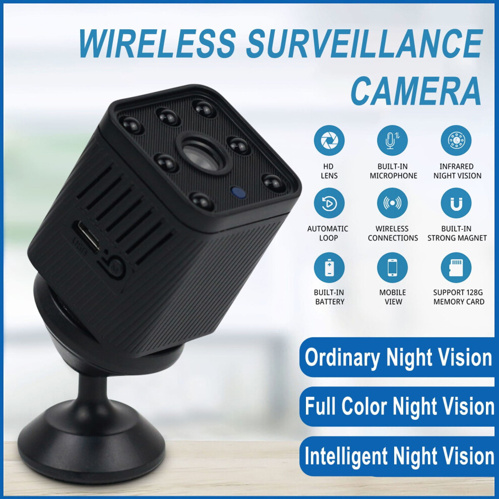 Valseel Digital Camera Camera Wireless Wifi Video Small Cam Dvr Recorder Security Surveillance Camcorder 1080P Infrared Night Vision Electronics 9557311169410