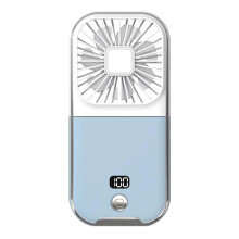 Mini Handheld Fan USB Charging, Compatible with Portable Neck Hanging Fan & Mobile Phone Bracket, Desktop Use