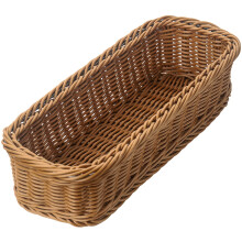 Eease Plastic Woven Cutlery Organizer Drawer Tray Basket - 28CM