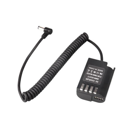 DMW-BLK22 Dummy Battery with DC Cable 7.2V-8.4V for Long-Term compatible with Panasonic Camera Use