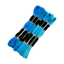 Generic Gradient Embroidery Thread 6 Color Bulk Floss for Hand Embroidery, Cross Stitch, Variegated Rainbow Embroidery Floss