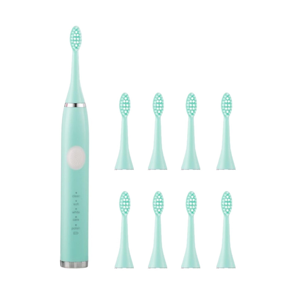 Yonrjhukm Electric Toothbrush with 8 Heads, 5 Modes, IPX7 Waterproof, Compatible with Yonrjhukm, Newly Upgraded for Longer Life