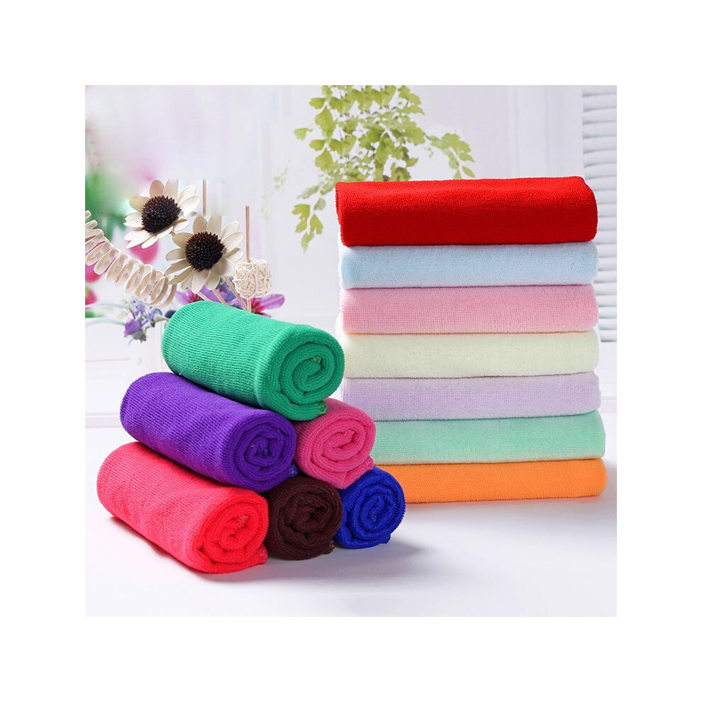 Veecome 25*25Cm Car Wash Towel Soft Microfiber Fiber Buffing Fleece Car Wash Towel Absorbent Dry Cleaning Kit 9557311677830