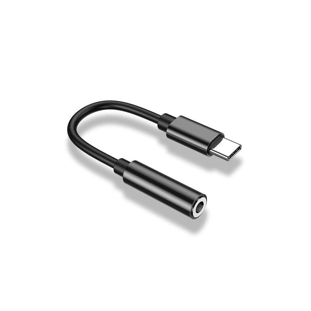 Usb-C To 3.5Mm Adapter For Compatible With Samsung S20 S21 S22 Black 9557311678714