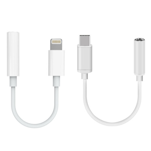 Lightning / USB-C to AUX Adapter 3.5 mm Package LightningAUX10Pack 1