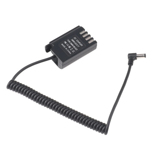 DMW-BLK22 Dummy Battery with DC Cable 7.2V-8.4V for Long-Term compatible with Panasonic Camera Use 2