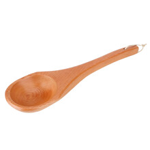 Heaveant Wooden Spoon, Hand Crafted Serving Spoon Long Handle Water Ladle Sauna Room Water Spoon Accessories 38x10x3cm