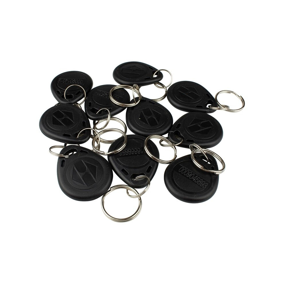 10-Pack Rfid Smart Tags 125Khz - Unique Keys Black 9450273700557