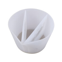 Split Cup for Paint Pouring, Rusable Silicone Split Cup for Acrylic Paint Resin Pouring DIY Making