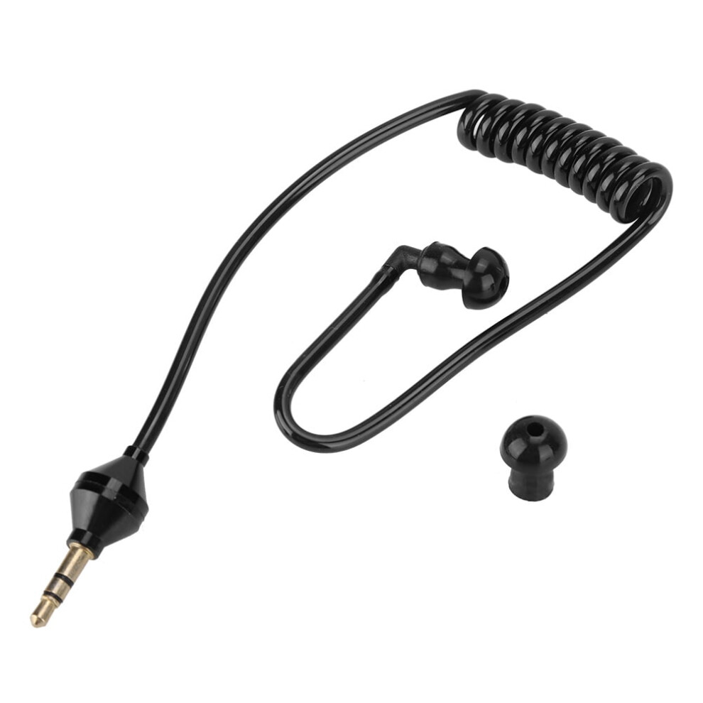 Telã©Fono Mã³Vil Monoaural Auricular Con Cable Tubo De Aire Anti-Radiaciã³N En El Oã­do Auricular Estã©Reo Negro 9450273700564