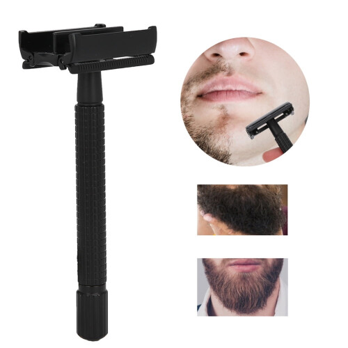 Multifunctional Manual Shaver Shaving Razor With Base Beard Shaving Tool(black) 2