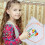 9 Pieces 3 Sizes Hexagon Embroidery Hoops, ABS Plastic Embroidery Frames Hoops for Sewing, Needlework 6