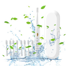 Txmfgh Electric Toothbrush with 8 Heads, 5 Modes, IPX7 Waterproof, Long Battery & Fast Charging for Daily Use