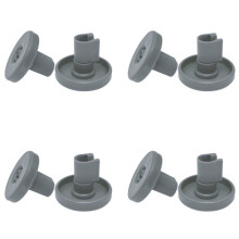 Dishwasher Basket Wheels 8-pack AEG, Privileg, Zanussi Dark Grey 40 mm