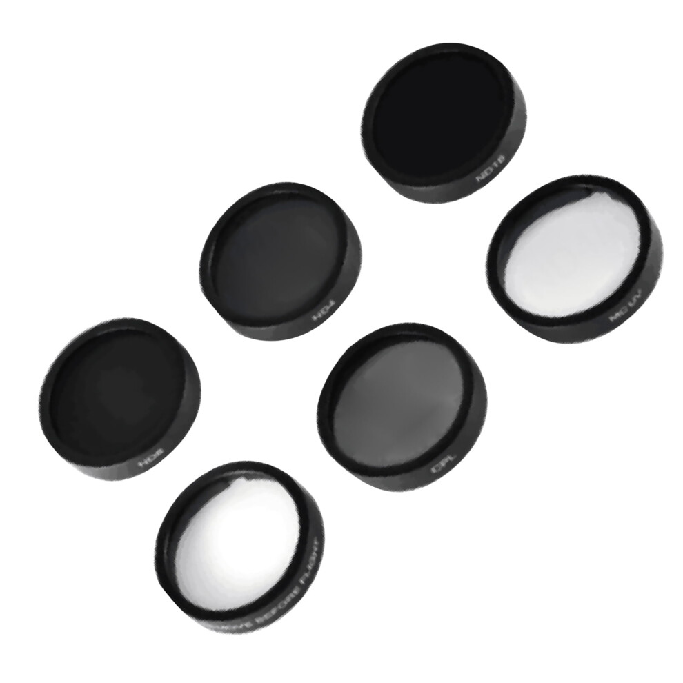 6Pcs For Dji Drone Filter Lens Kit Nd/Uv/Cpl, Optical Glass, Protection From Scratches & Hazards 9558633694048