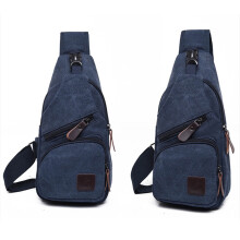 2024 New Men Messenger Bag Fashion Outdoor Canvas Chest Bag Bike Multi Functional Pocket Travel Backpack
