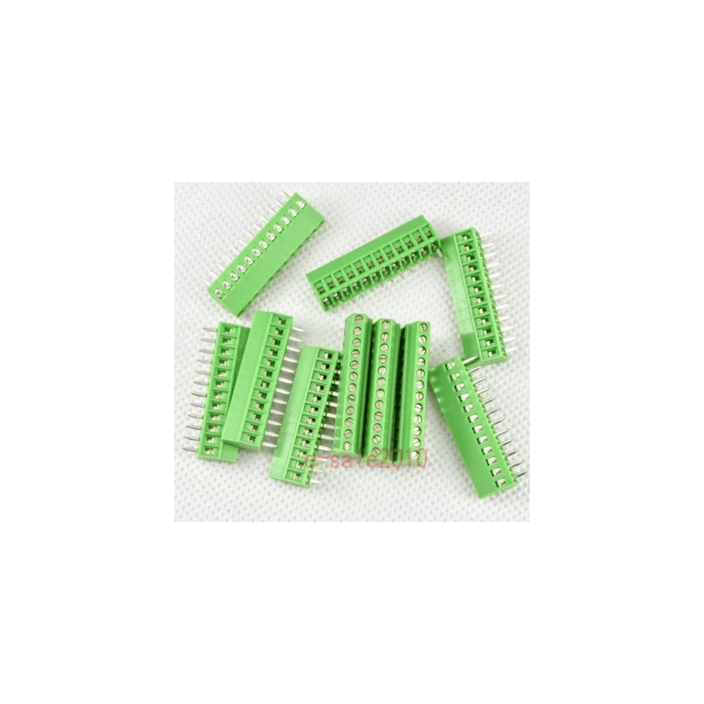 Pcb Connectors 10Pcs 12 Pin 2.54Mm Pitch Wire Terminal Blocks Screw Connector Wire Hardware 9558633696097