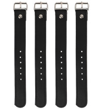 Basket Strap for Children Bike Sturdy Leather Straps Bicycles Bins Storage Stuff Electric Container 2 Pairs