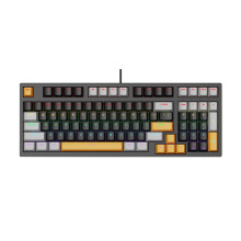 Kiplyki Russian True Mechanical Keyboard Russian Gaming Keyboard Russian Hot Swap Wired Keyboard