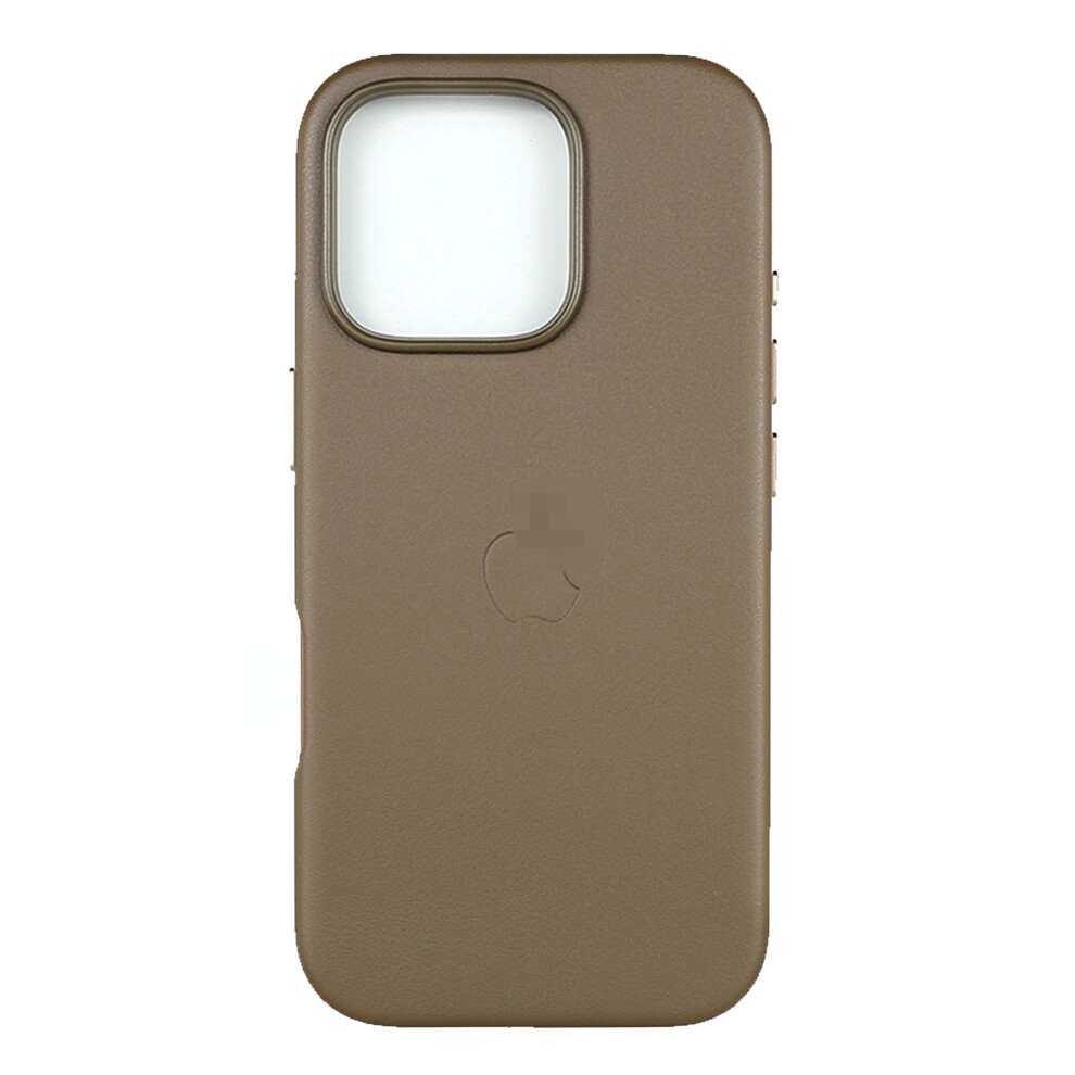 Compatible With Iphone 16 Pro Leather Case With Magsafe Faster Wireless Charging 6.1(In)-Taupe 9193271542759