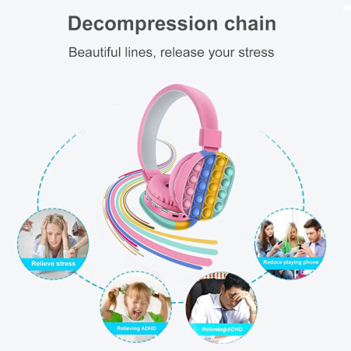 popit wireless headphones blue blue 1