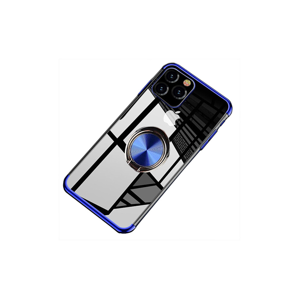 Stylish Case With Ring Holder - Compatible With Iphone 11 Pro Blue 9418476313639