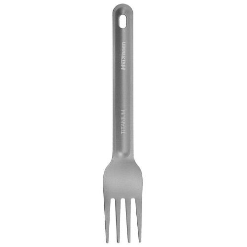 Portable Ultralight Titanium Fork Tableware Outdoor Camping Hiking Picnic