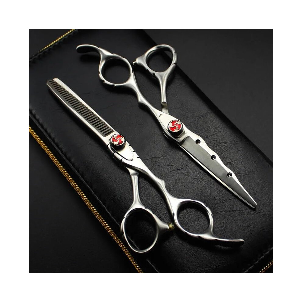 6 Inch Professional Hair Cutting Scissors JP 440c Steel Barber Shears with Ergonomic Comfort Grip Ref: 4894