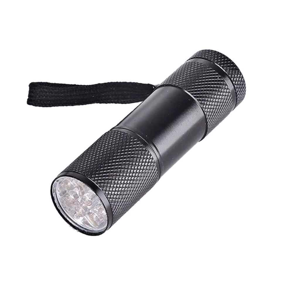 9W UV Resin Curing Lamp Light 9 LED 395nm UV Blacklight Flashlights Jewelry Tool