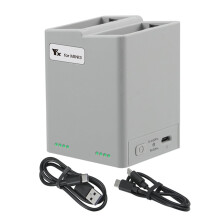 Double Dual Port Battery Charger For Mini 3 Pro Drone Accessory With USB Cable
