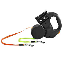 Lead Walking Leash Pet Towing Rope Dog Harness Towing Double Nylon Strap UK T4N1