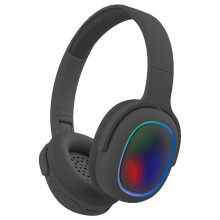 PAVEOS Headset with Mic for Work, Bluetooth 5.3 Wireless Headphones, Cool Light, HD Call, Active Noise Reduction, HIFI Sound