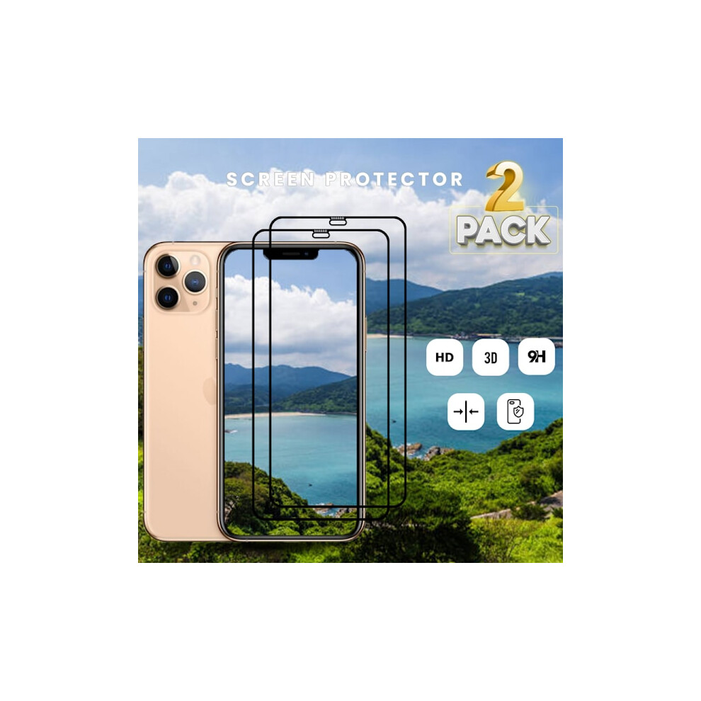 2-Pack - Compatible With Iphone 11 Pro - 9H Tempered Glass - Top Quality Compatible With Iphone 11 Pro 9165521373871