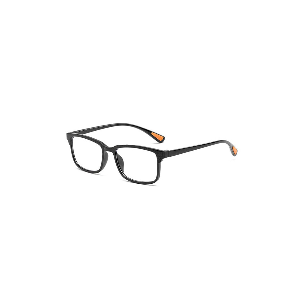 Black Reading Glasses For Men And Women Tr90 Unisex +1.75 Strength