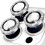 Camera lens for compatible with iPhone 15 Pro / 15 Pro Max Glitter Silver 1