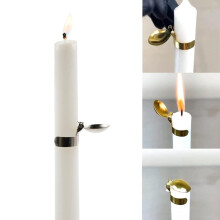 Automatic Candle Snuffer, Wick Flame Extinguisher for Safe Use, Black Candle Accessory Compatible with Standard Candles